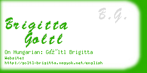 brigitta goltl business card